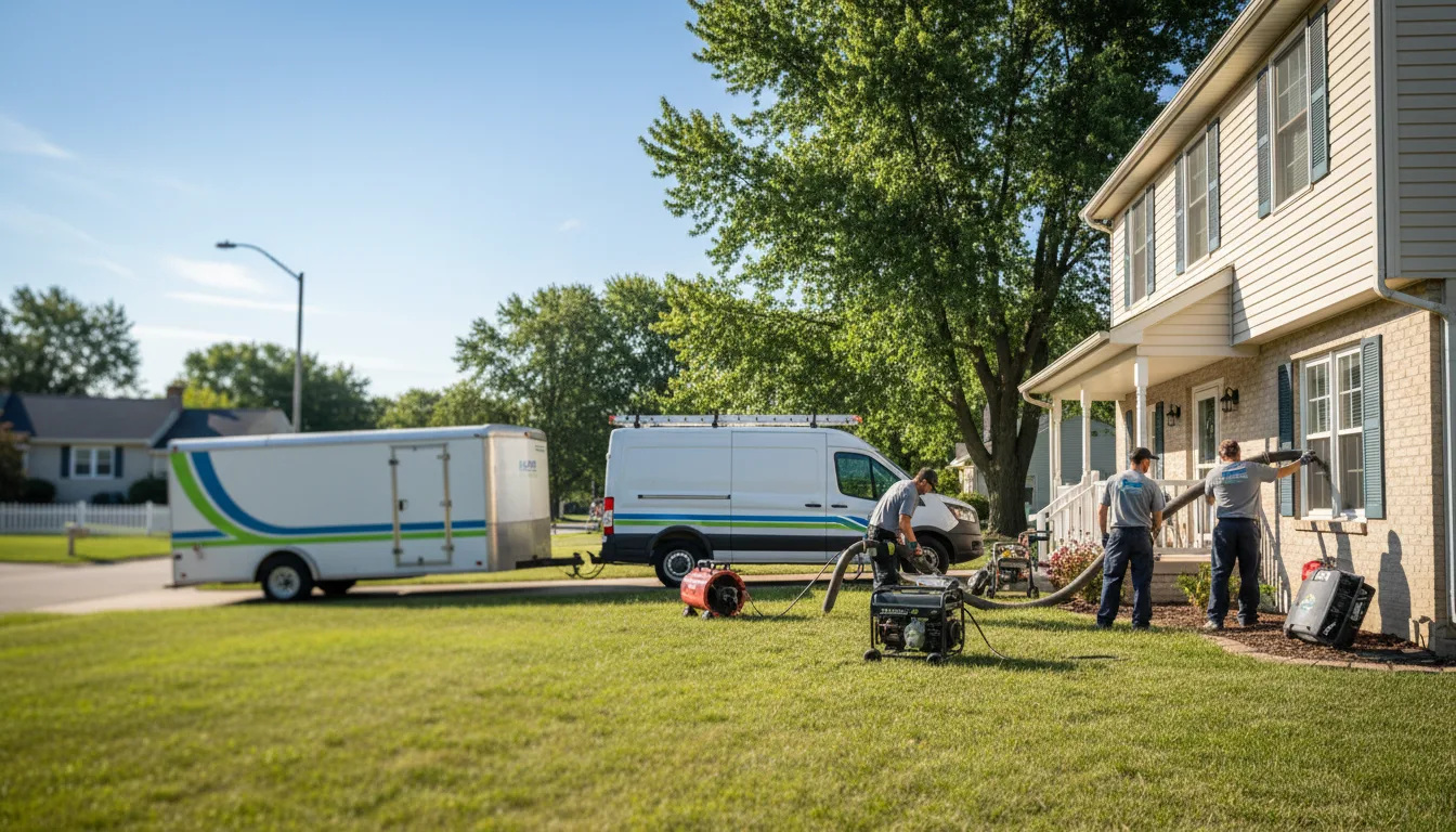 Flooded Basement Restoration And Cleanup With Repair in North Royalton, OH near me